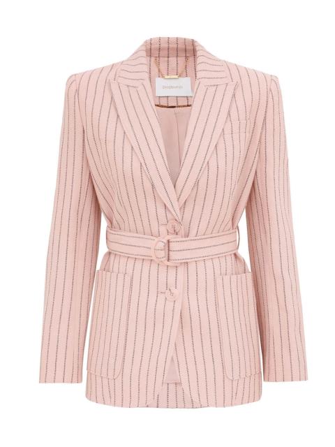 ALCHEMY LINEN BELTED BLAZER
