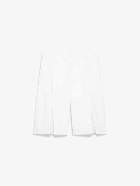 White Pleated Baggy Shorts | Casablanca Paris