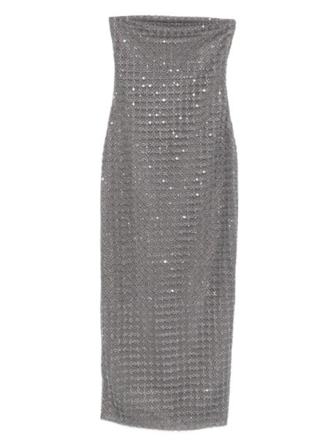 bead-embellishment maxi dress