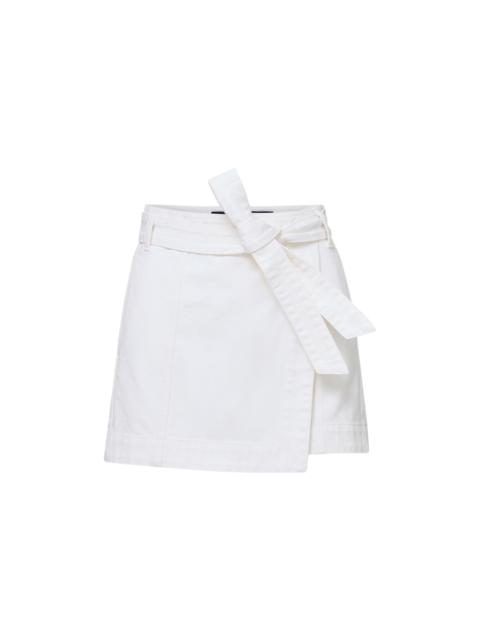 AGEE BELTED WRAP SKORT