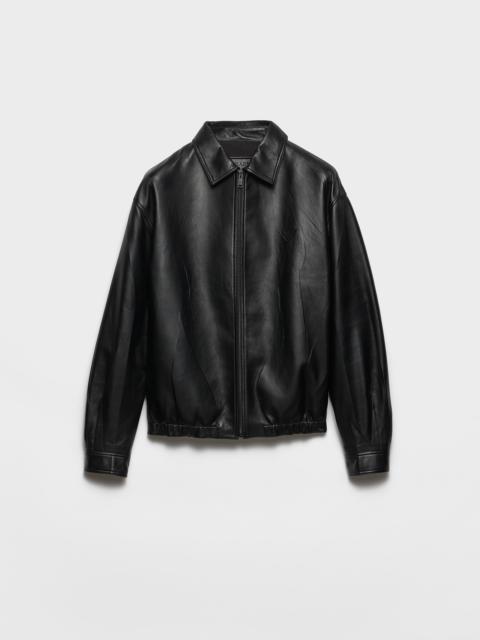 Nappa leather jacket
