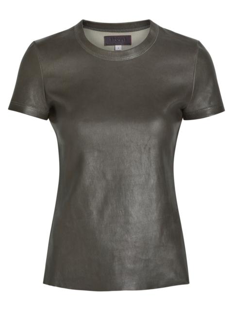 Stouls 05 Stretch-leather T-shirt