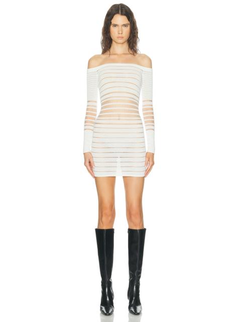 Veiled Mini Dress