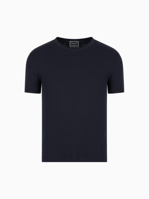 SHORT-SLEEVED CASHMERE ICON JUMPER