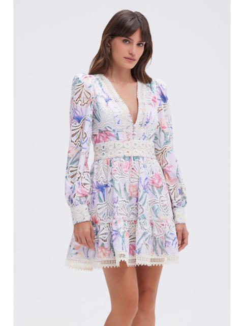 AMARYLLIS EMBROIDERED MINI DRESS