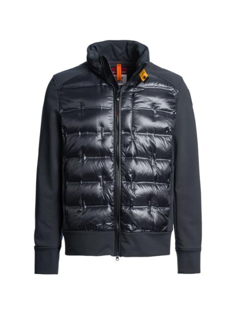 zip-up padded jacket