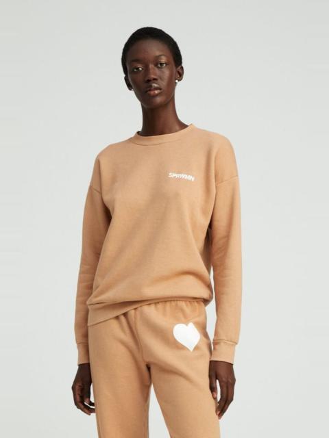 PEACH LOGO SWEATSHIRT