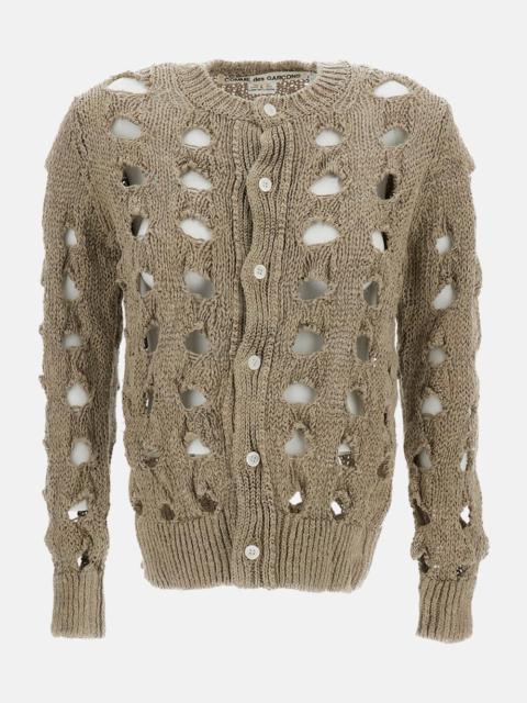 Short Openwork Cardigan