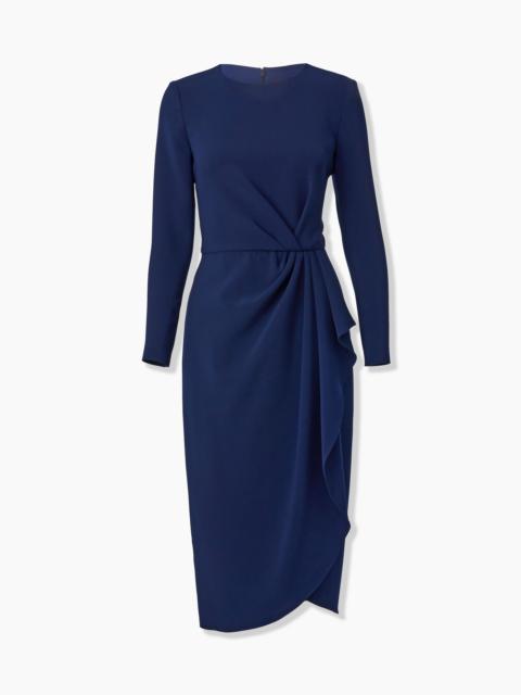 Sheath Dress With Side Drape
