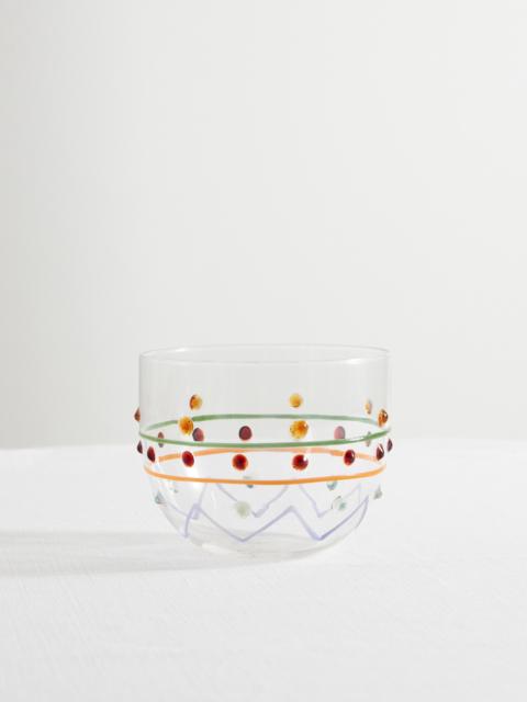 Painted Glass Bowl