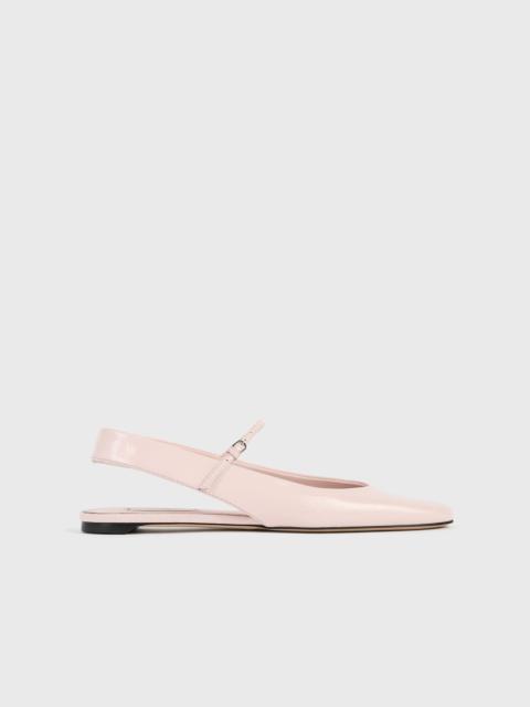 Slingback naplack mary janes flamingo