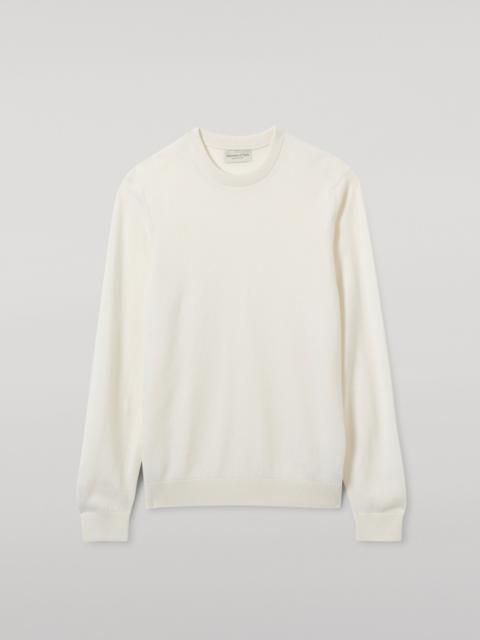 Rory White Classic Cashmere Crew Jumper