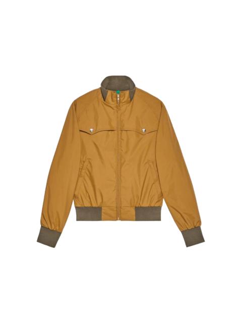 Gucci x The North Face Light Nylon Bomber Gold