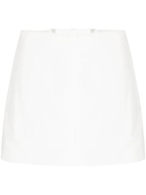 bow-detail mini skorts