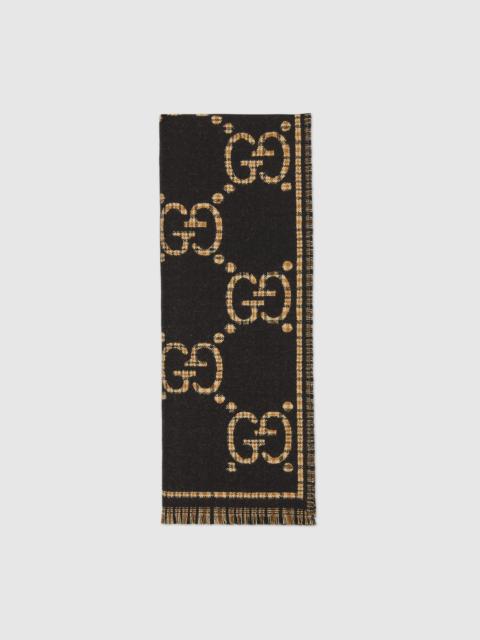 GG wool scarf