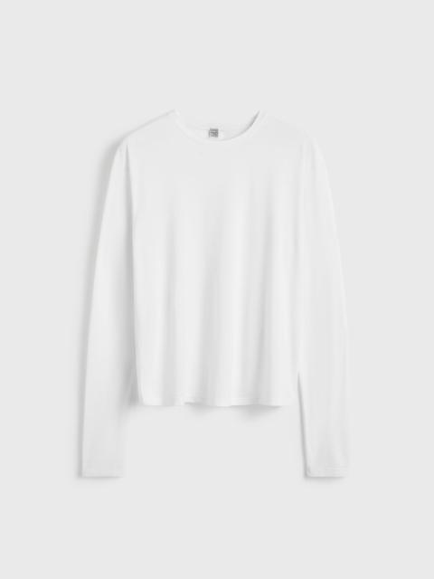 Classic long-sleeve tee white