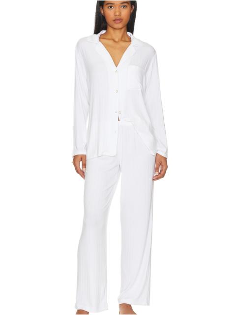 Gisele Rib Long PJ Set