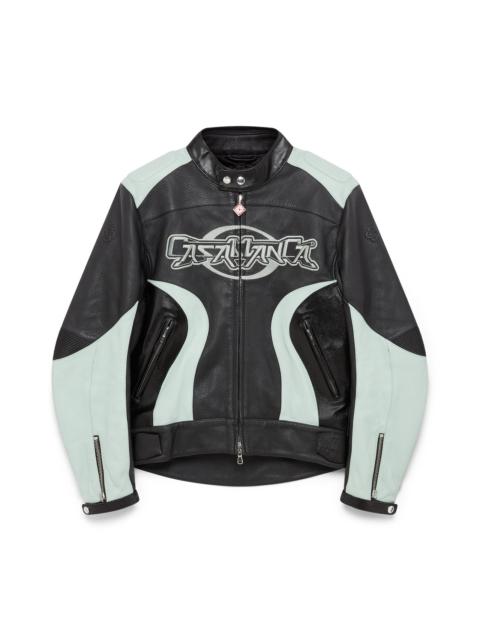 Leather Biker Jacket | Casablanca Paris