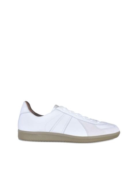 German Military leather panelled sneakers
