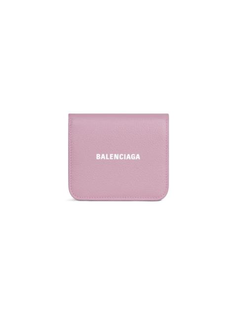 Women's Cash Flap Coin And Card Holder in Pink