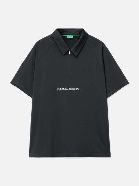 MALBON PERFORMANCE ZIP RAGLAN POLO