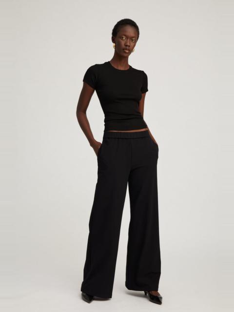 BLACK CITY WIDE LEG PANTS