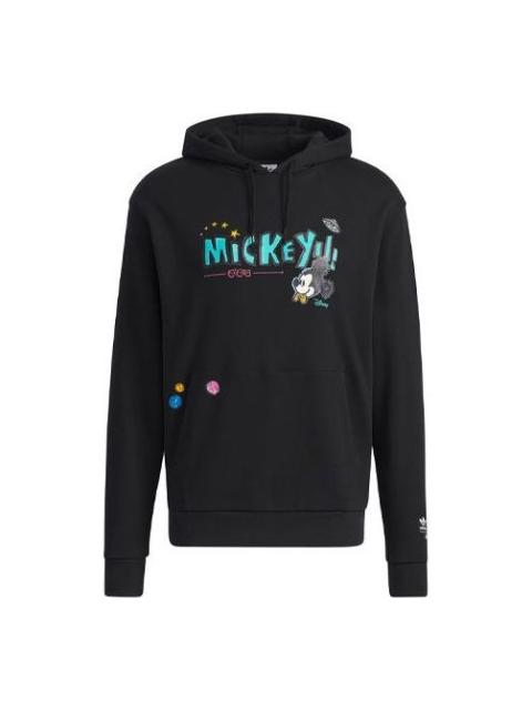adidas originals D Kas Hd II Mickey Printing Casual Pullover Black H37059