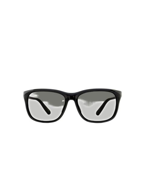 rectangular emblem sunglasses