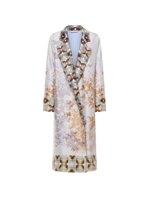 Entho botanicals graphic silk coat