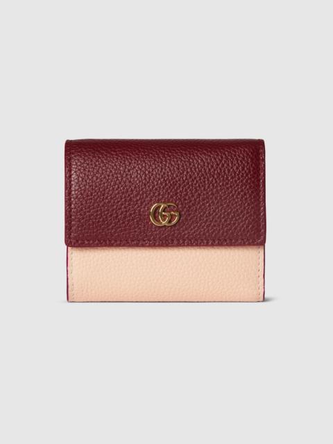 GG Marmont bi-color mini wallet