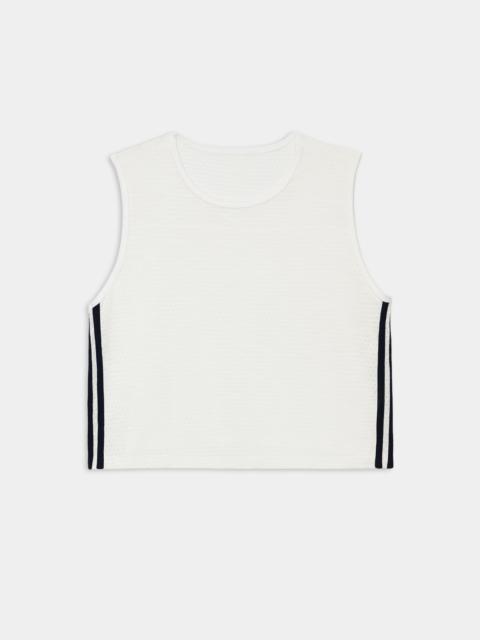 Logan Mesh Tank With Stripe