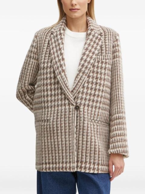 houndstooth blazer
