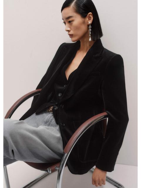 Sharp Shoulder Blazer