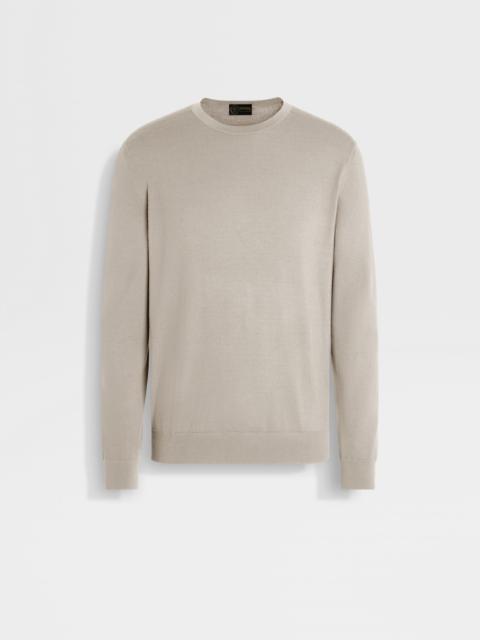 LIGHT TAUPE VELLUS AUREUM CREWNECK