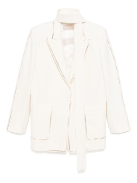 stud-embellished blazer