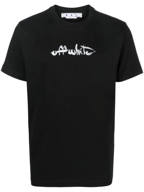 OFF-WHITE Paint Arrow Slim T-Shirt Black