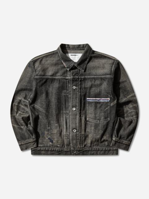 Men's Savage Denim Type-1 Jacket Black
