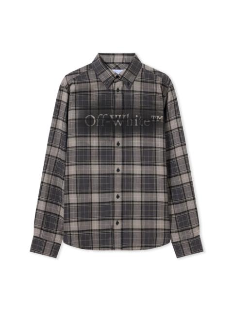 Spray Book Check Flannel Shirt