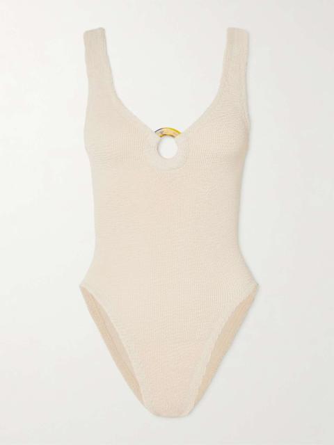 Celine seersucker swimsuit Blush