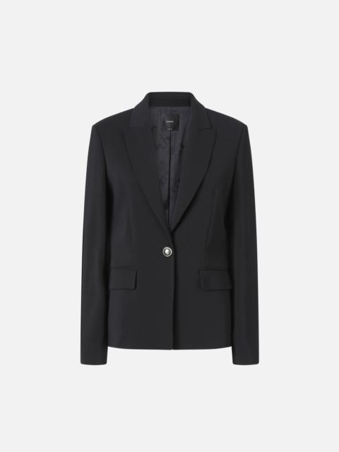 SINGLE-BREASTED CADY BLAZER