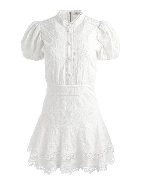 LORYN EMBROIDERED SHIRT DRESS