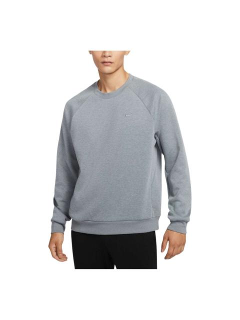Nike Primary Fleece Dri-FIT UV Performance Crew Asia Sizing 'Cool Grey' FZ0972-065
