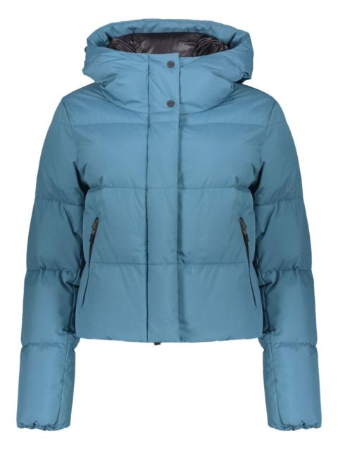 hooded puffer jacket