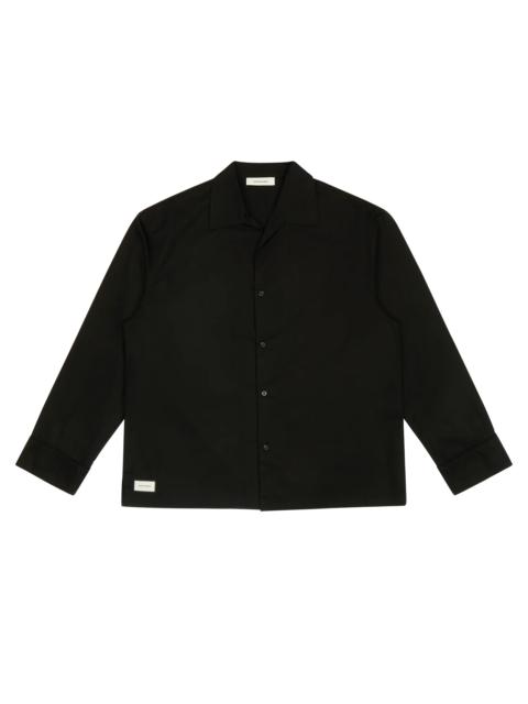 LS PAJAMA SHIRT BLACK
