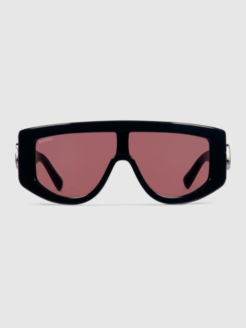 Rectangular frame sunglasses