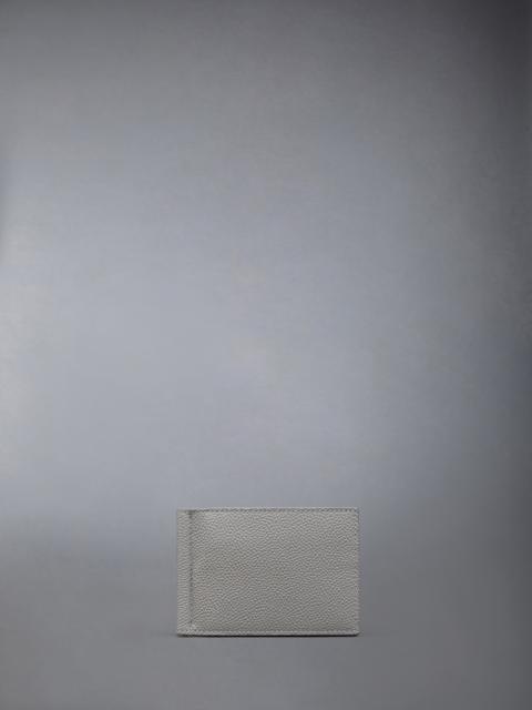 PEBBLE GRAIN LEATHER MONEY CLIP WALLET