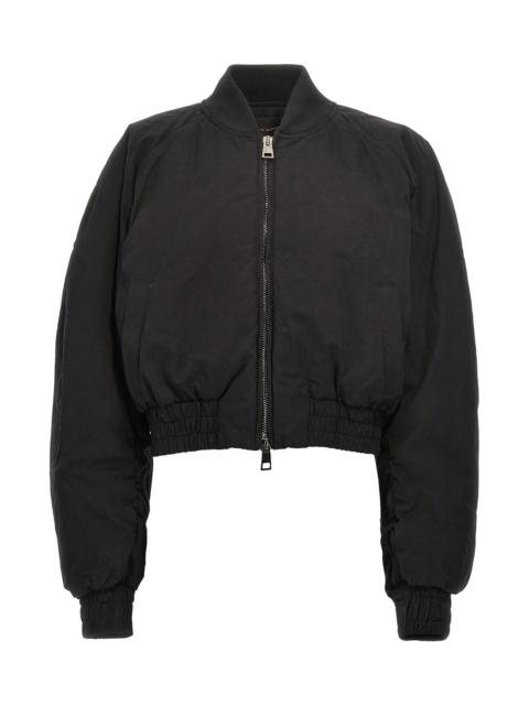 'Sierra' cropped bomber jacket