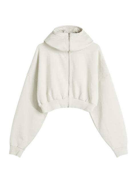 Entire Studios Cropped Full Zip Hoodie