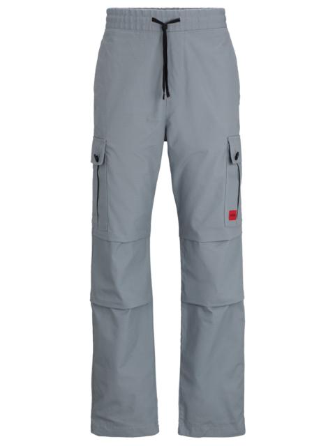 REGULAR-FIT CARGO TROUSERS IN RIPSTOP COTTON