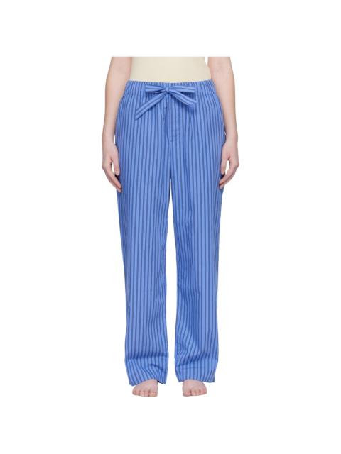 Blue Poplin Pyjama Pants